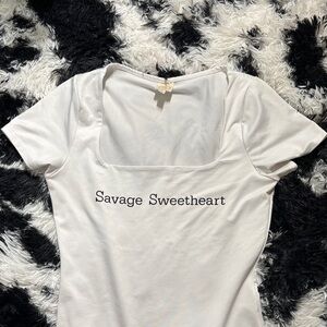Unique Sweetheart Bodysuit Large